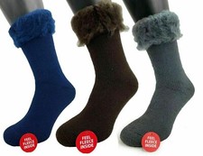 Heat Retainer Mens Ladies Winter Warm Long Thermal Socks, 6-11 / 4-7 UK 2.3 TOG