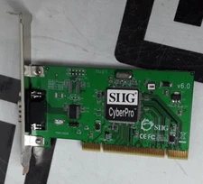 SIIG P090-01G5X Cyberpro v6.0 Computer Internal Port Adapter Card Desktop