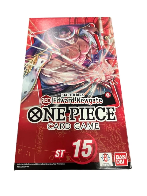 English One Piece Card Game Starter Deck Red Edward Newgate ST-15 New Sealed