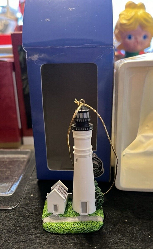 Lefton Historic American Lighthouse Ornament Key West In Box