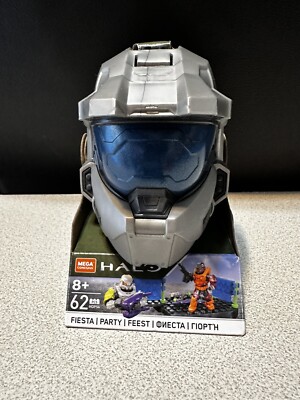 MEGA Construx - Halo Micro Action Figure Set - FIESTA (Silver Helmet)(62 Pieces)