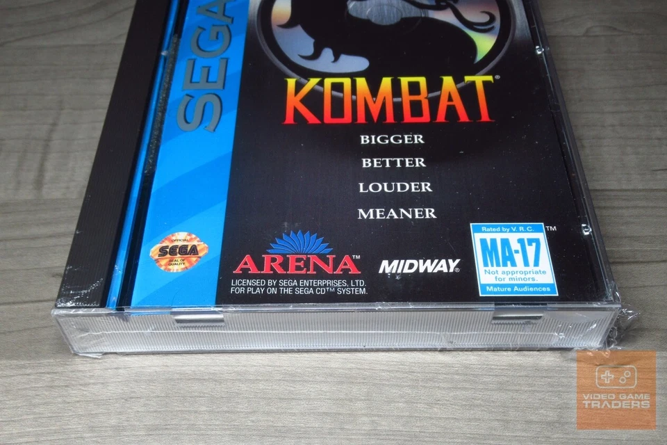 Mortal Kombat (Sega CD 1993) FACTORY SEALED! - RARE! - Image 2 of 4