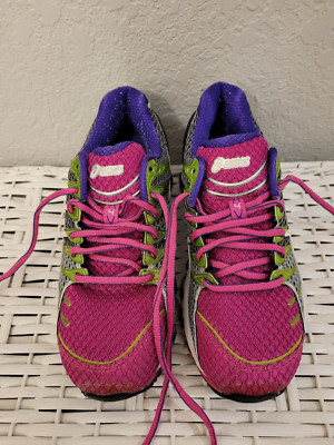 ASICS GEL-KINSEI 4  RUNNING/WALKING SHOES  MULTICOLOR WOMENS SZ 6.5 PRE-OWNED