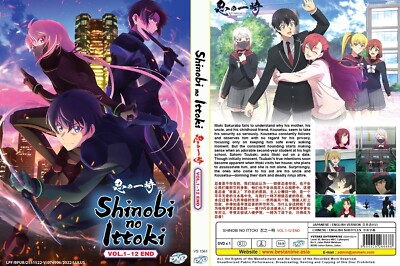 DVD ENGLISH DUBBED Shinobi no Ittoki / Ittoki the Ninja (Vol.1-12End) All Region