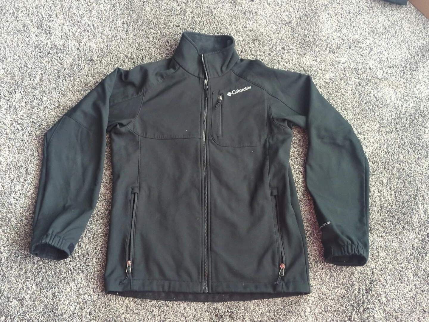 Columbia Jacket Outdoor Black Unisex Small Omni Shield