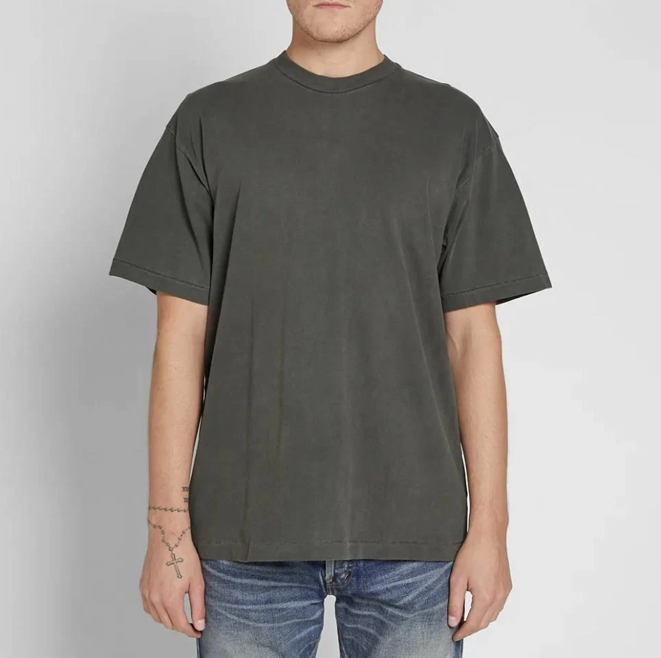 Men's Adidas Yeezy Season 6 Classic Tee Core Sz M YZ6U1055