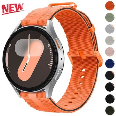 Sport Silikon Loop Armband für Samsung Galaxy Watch 7 6 5 Pro Classic Active 2