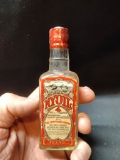 NYOIL 6.5" Rare Unused Bottle William F. Nye 4 1/2” Gun/Bike/Sewing Oil w/ label