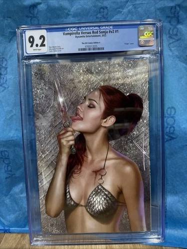 Vampirella vs. Red Sonja 1 Carla Cohen 616 Comics Exclusive CGC 9.2  2022 Graded