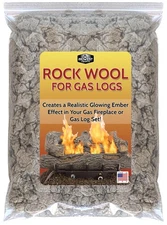 Midwest Hearth Rock Wool for Gas Log - 6 oz. Bag