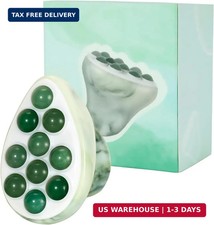 Jade Roller for Face, Gua Sha Facial Tool, Ice Eye Massager for Puffy Eyes Dar