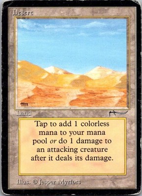 1993 Magic the Gathering N Desert Expansion/Common #72
