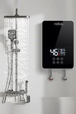 Tankless Electric Instant Hot Water Heater Shower Kit Caravan Camper Bathroom UK