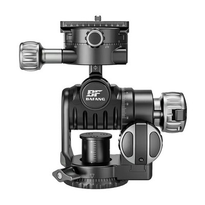BAFANG BFC-02B+ Professional Geared Tripod Head 360 Panoramic Rotation Gear Head