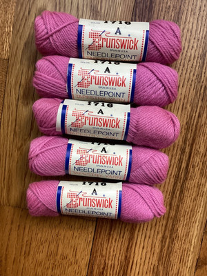 Brunswick w ool tapestry yarn #01716,  5 hks 40 yd,  bright dark pink
