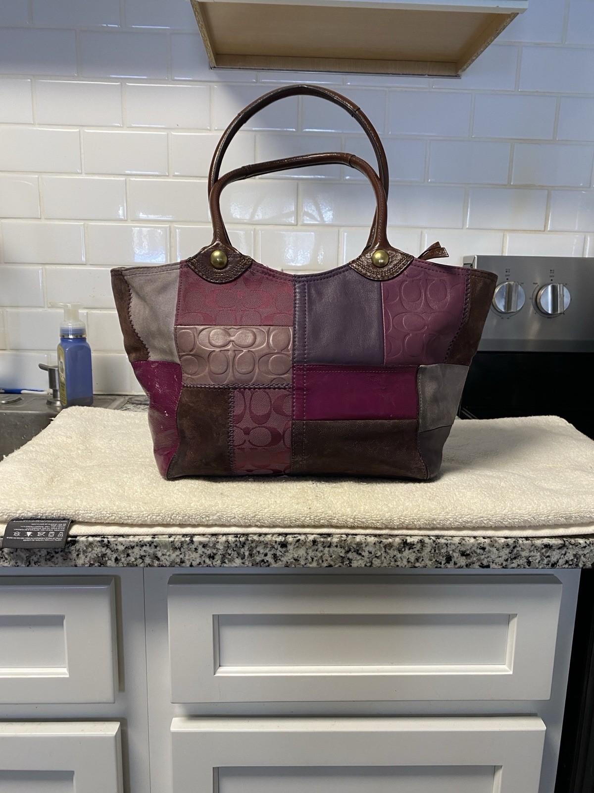 Coach Patchwork Tote Bag - image 5