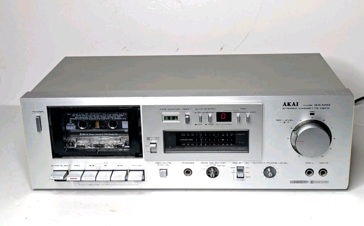 Vintage AKAI GX-M10 Stereo cassette deck player Made In Japan