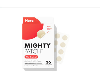 Mighty Patch Original Patch from Hero Cosmetics - #1 Hydrocolloid Acne Pimple Pa