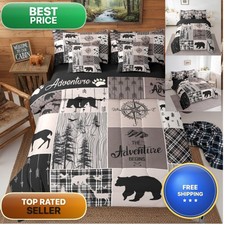 Erosebridal Bear Deer Bed In Bag Queen 7 Pieces 1 Moose Elk Comforter 1 Rustic