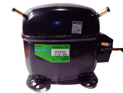 Secop Danfoss SC18G hermetic refrigeration compressor (115v)