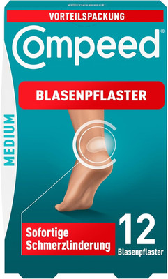 Compeed Blasenpflaster Medium - Hydrokolloid-Pflaster - Mit Polsterung an Der Fe