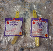 Mattel Polly Pocket McDonald's Happy Meal Bracelet Toy 4 Lot of 2 Vintage 1998