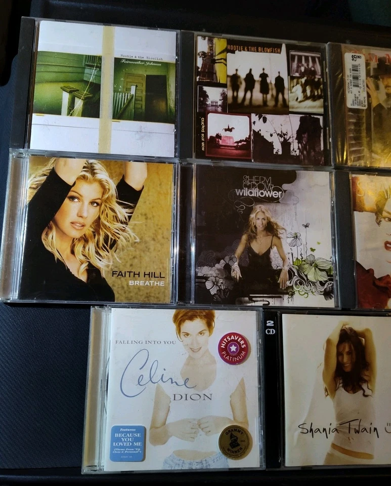 Country CD Lot. Sheryl Crow Shania Twain Tim McGraw Hootie and The Blowfish. VG - Image 2 of 4