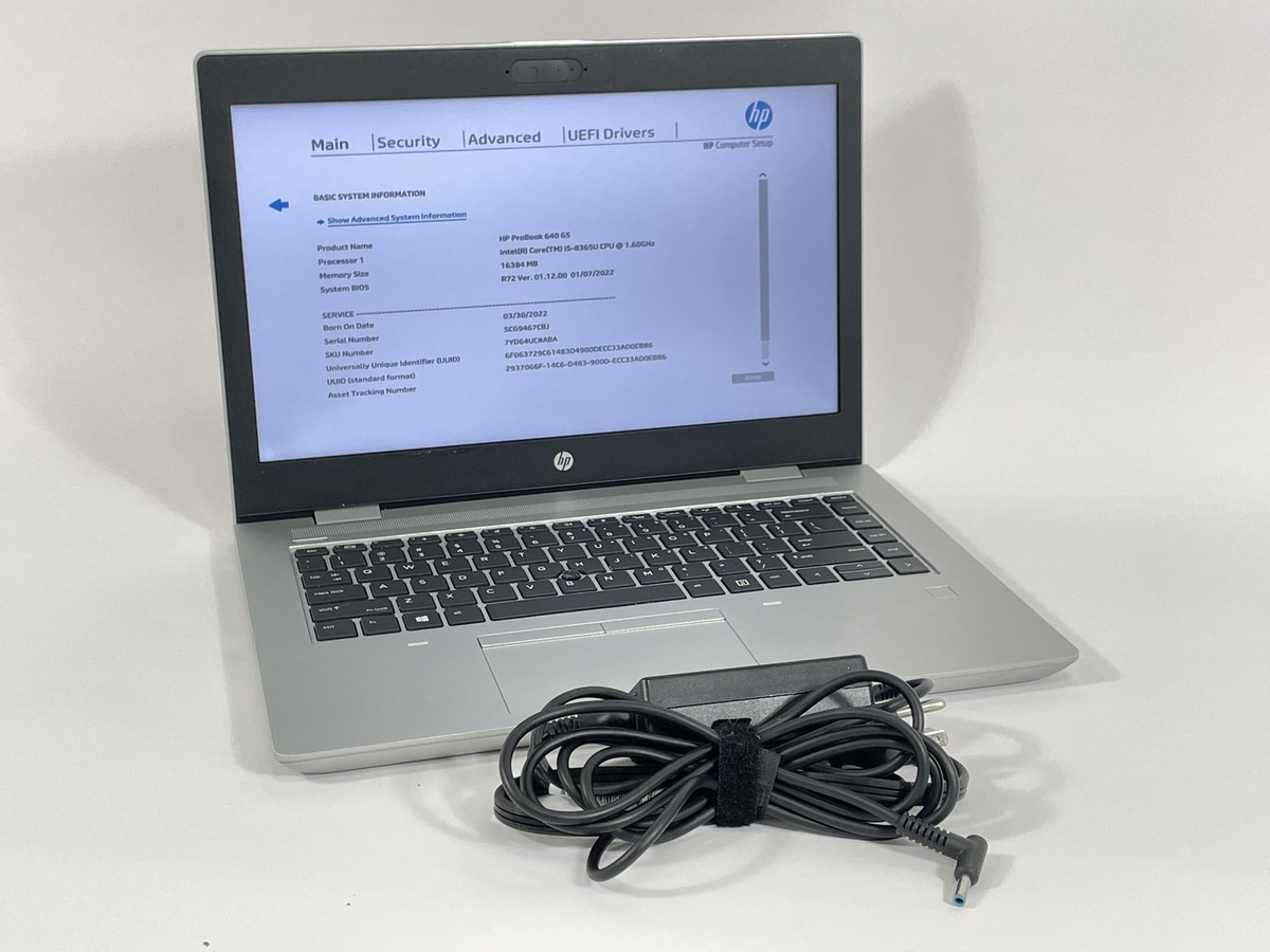 HP ProBook 640 G5 Laptop i5-8365U 16GB RAM - No SSD / OS (See Desc
