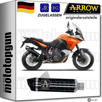 ARROW AUSPUFF ZUGELASSEN MAXI RACE-TECH SCHWARZ C KTM 1190 ADVENTURE 2015 15
