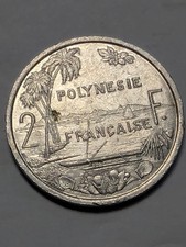 French Polynesia Coin, 2 Francs (Franc) Aluminium 2001