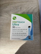One touch ultra test strips 50 Exp 2026