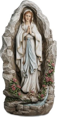 Our Lady of Lourdes Statue - 18 Inches Virgin Mary Rustic-18in | eBay