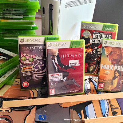Xbox 360 Spiele Konvolut Saints Row The Third Hitman Absolution RDR Max Payne 3