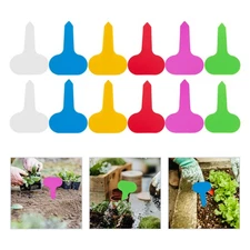 600 Pcs Plastic Plant Tags Label Stakes Garden Identification Plate