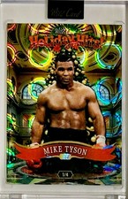 2025 Wild Card  Holiday Hits Merry Christmas Mike Tyson 1/4 Rainbow Holo Foil