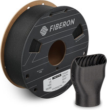 Fiberon PA6-CF20 Carbon Fiber Nylon Filament 1.75Mm, Black, 1Kg