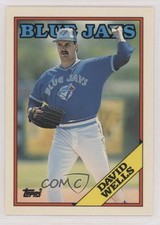 1988 Topps Traded Box Set Collector's Edition (Tiffany) David Wells #128T 1ku6