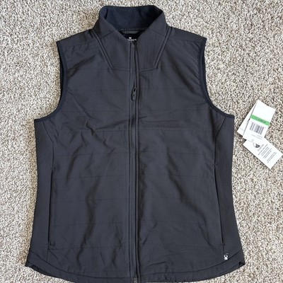 NWT  Women's Spyder Black Pillow Tech Vest size Large