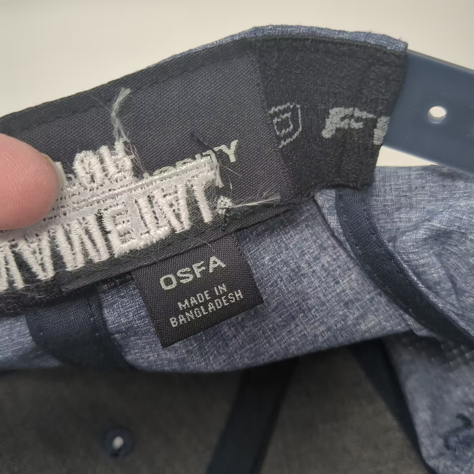 Flexfit 110 Snapback Hat Blue OS Eclipse Tool & S… - image 9