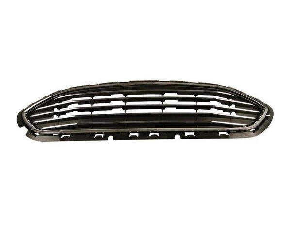 Gitter Grill Mitte StoßSt. Vorne FÜR Ford Fiesta BZ 2017-2021 Rahmen+Chromleiste-image