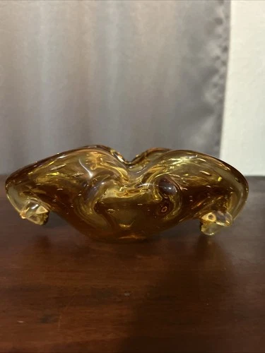 Vintage Murano Art Glass ~ Dish ~ Free Form ~ Candy Dish ~ Ashtray