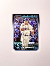 2024 TOPPS 195 DOMINIC CANZONE RC ROOKIE SEATTLE MARINERS MLB ITALY