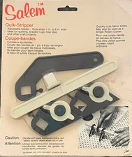 Salem Quik Stripper Fabric Cutter ~ Ideal for Quilting Braided Rugs Crafts NEW