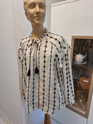 More  &More Bluse Tunika Gr.44 wie Neu Np 79.-Folklore Look Urlaubs Feeling 
