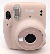 Fujifilm Instax Mini 11 Blush Pink Instant Camera Fujinon 60mm TESTED WORKING