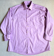 Vintage EUC ETON of Sweden Non Iron Dress Shirt Regular Fit LAVENDER 44,17 1/2