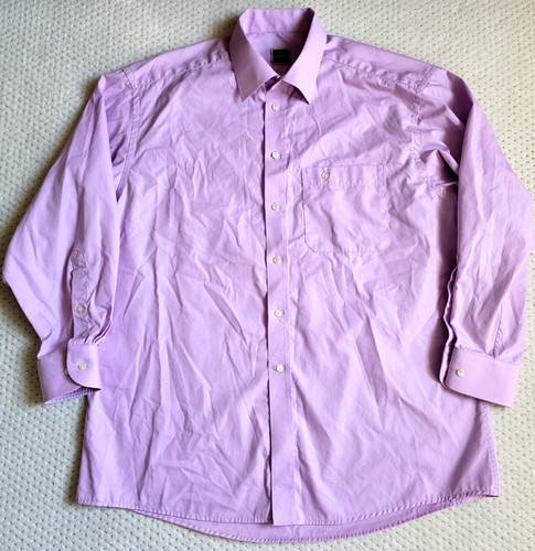 Eton, Vintage EUC ETON of Sweden Non Iron Dress Shirt Regular Fit LAVENDER 44,17 1/2