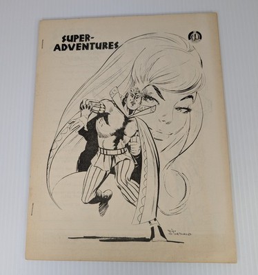 Super Adventures #9 Magazine Fall 1968 Marvin Wolfman RARE Fanzine Giordarno