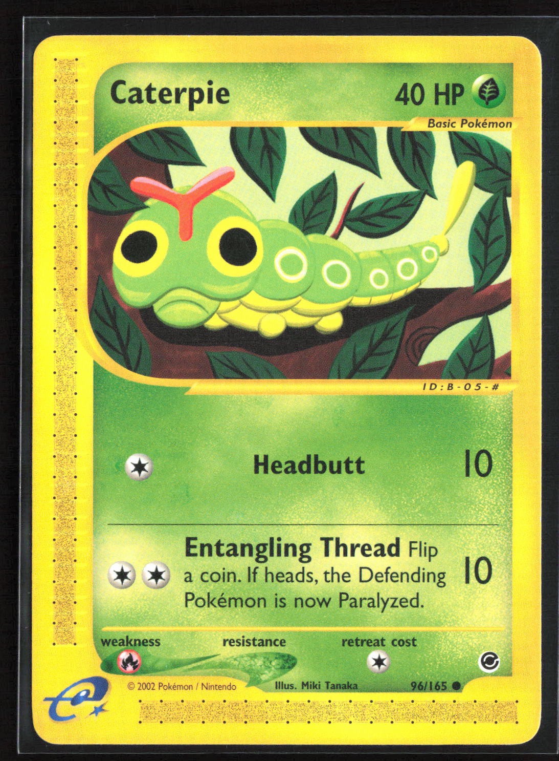 Pokemon TCG - Caterpie Common Expedition 096/165 NM