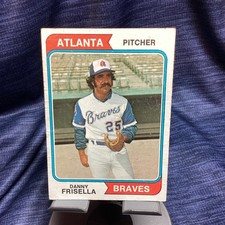 Topps 1974 Danny Frisella #71 Atlanta Braves MLB Baseball Base Set Card